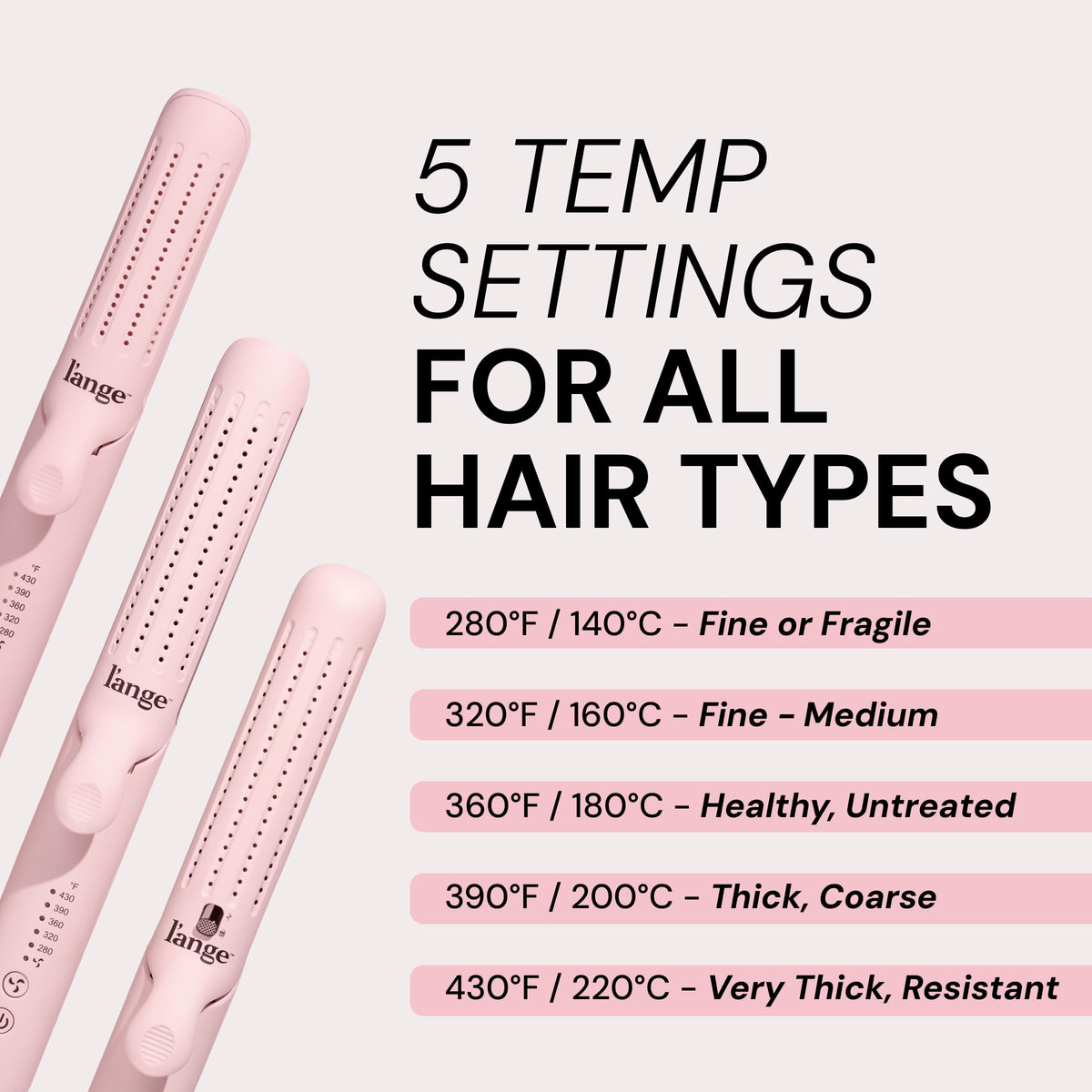 L'ANGE HAIR Le Duo Grande 360° Airflow Styler | 2-in-1 Curling Wand & Titanium Flat Iron Hair Straightener | Professional Hair Curler with Cooling Air Vents to Lock in Style | Adjustable Temp 🍁 All In One Marketplace Canada