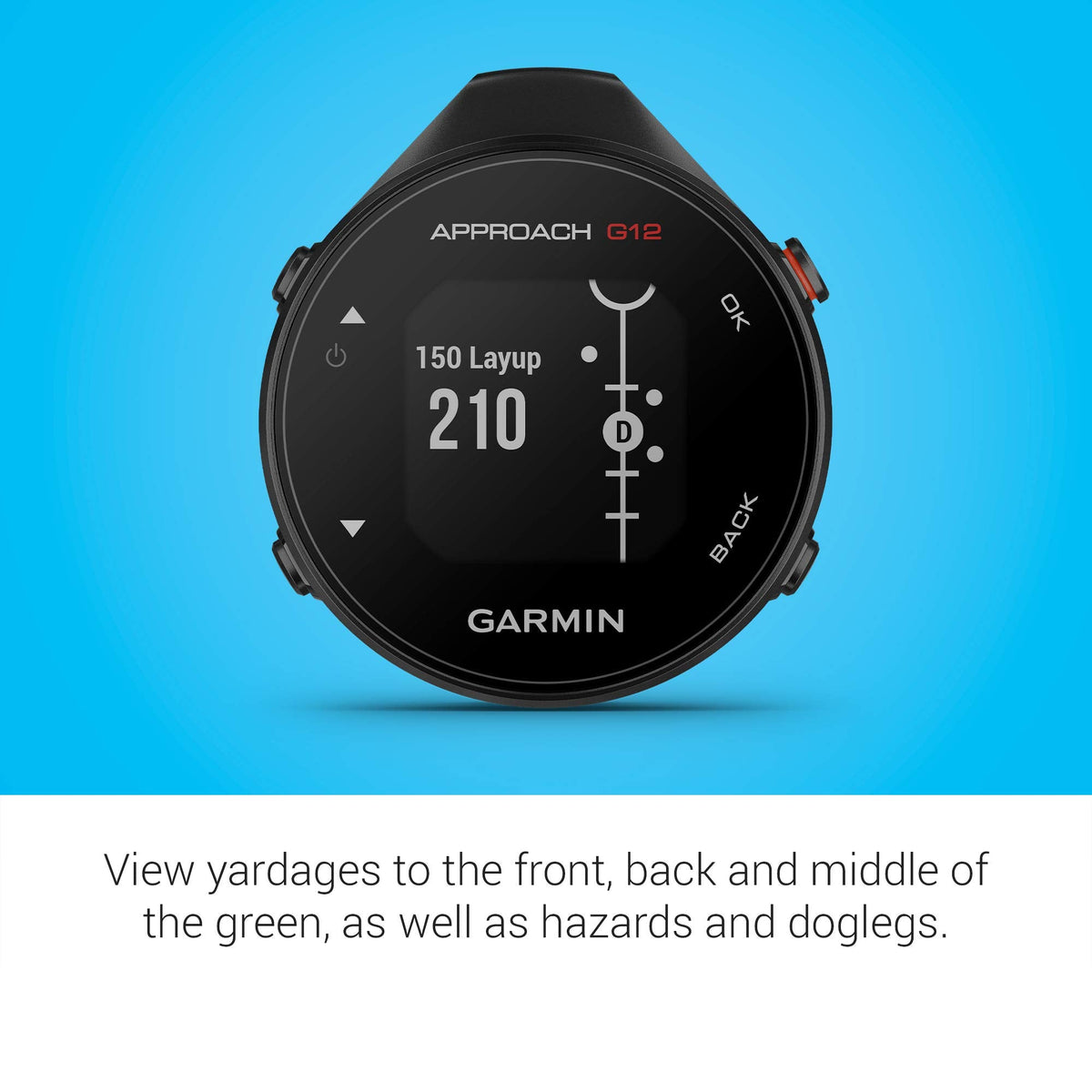 Garmin Approach G12, Clip-on Golf GPS Rangefinder, 42k+ Preloaded Courses, 010-02555-00 🍁 All In One Marketplace Canada