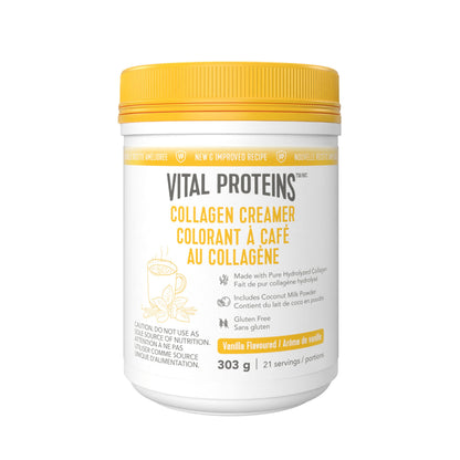 VITAL PROTEINS Collagen Creamer, Vanilla-flavoured, 303 g 🍁 All In One Marketplace Canada