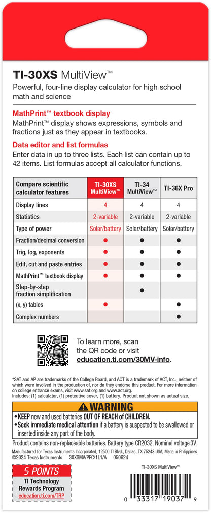 TI-30XS MultiView Scientific Calculator 🍁 All In One Marketplace Canada