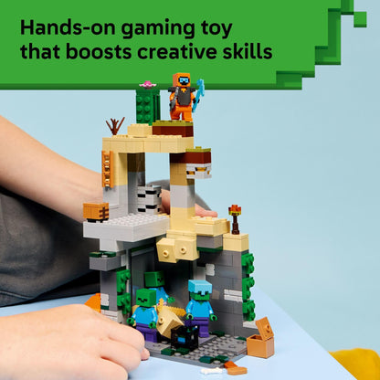 LEGO Minecraft Zombie Dungeon Building & Pretend Play Toy for Boys & Girls - Video Game Playset & Toy Figures for Kids, Ages 8+ - W/Wandering Wastelands Minifigure - Gift Idea for Birthdays - 21587 🍁 All In One Marketplace Canada
