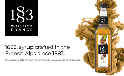 Maison Routin 1883 Roasted Hazelnut Syrup, Pet Bottle 1000 Milliliter 🍁 All In One Marketplace Canada