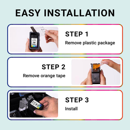 Canon Genuine Ink Cartridges PG-245XL Black/CL-246XL Colour, High-Yield Value Pack (2 Count), Original Canon Printer Ink for PIXMA TR4520 / TS3120 / TS3220 Series Printers 🍁 All In One Marketplace Canada