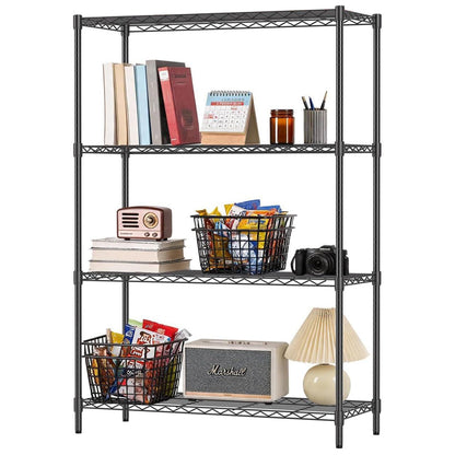 FDW Storage Shelves,Wire Shelving Unit Metal Shelves Heavy Duty Layer Rack Storage Rack Adjustable Utility (Black, 36" x 14" x 54") 🍁 All In One Marketplace Canada