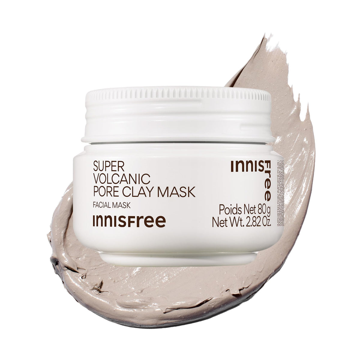 Innisfree Super Volcanic Clay Mask, Premium Korean Skincare with AHA and Natural Clusters for Deep Pore Detox, Gentle Exfoliation, Oil Control 🍁 All In One Marketplace Canada