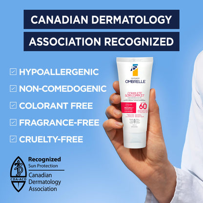 Garnier Ombrelle Complete Sunscreen Lotion, SPF 60, For Body and Face, Very High Broad Spectrum Advanced UVA/UVB Protection, Non-Greasy, Water Resistant, Hypoallergenic, Non-Comedogenic, 200ml 🍁 All In One Marketplace Canada