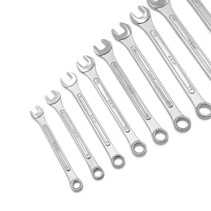 Grip 24 pc All-Purpose Master Combination Wrench Set MM/SAE - Metric 7mm to 22mm - SAE 1/4” to 1" - Roll-up Pouch - General Household, Garage, Auto Repairs, Cars, Trucks, Boat 🍁 All In One Marketplace Canada