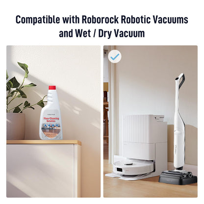 roborock Official Floor Cleaning Solution, Floor Cleaner for Hardwood Tile Hardfloor, Compatible Robot Vacuums with Mopping and Wet Dry Vacuum, 16.2 FL OZ, Dilution Ratio 1:200 🍁 All In One Marketplace Canada