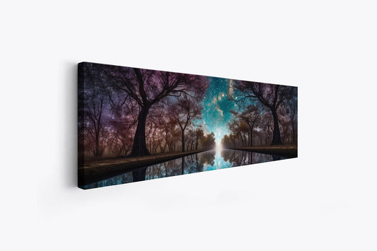 Natur-Wandkunst-Dem Licht entgegen-Großer Leinwanddruck