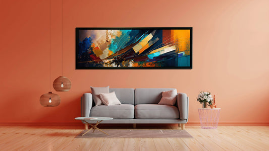 Wandbilder Abstrakt Flügel - Große Leinwand Wandkunst - Fine Art -