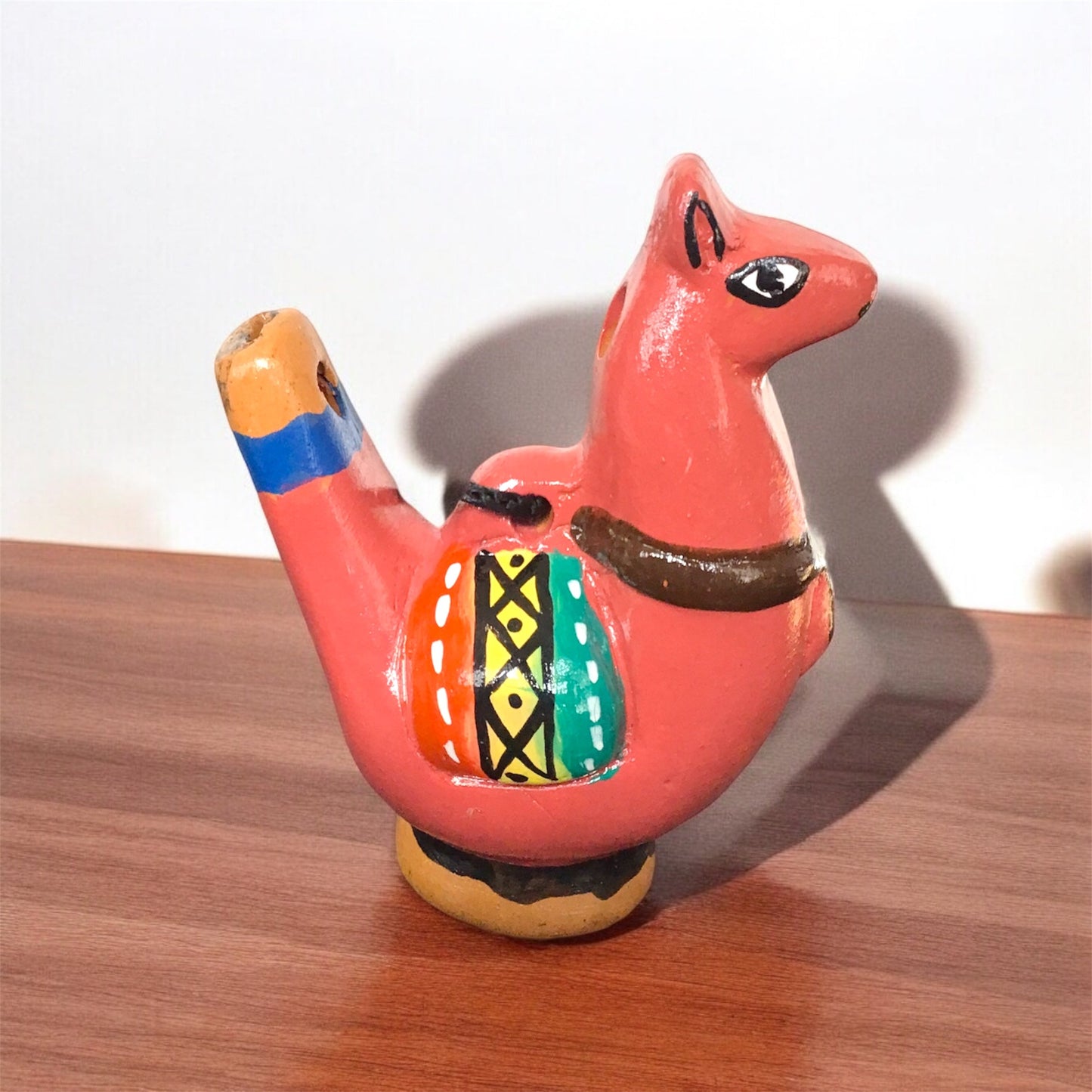 Painted Lama Water Bird Whistle