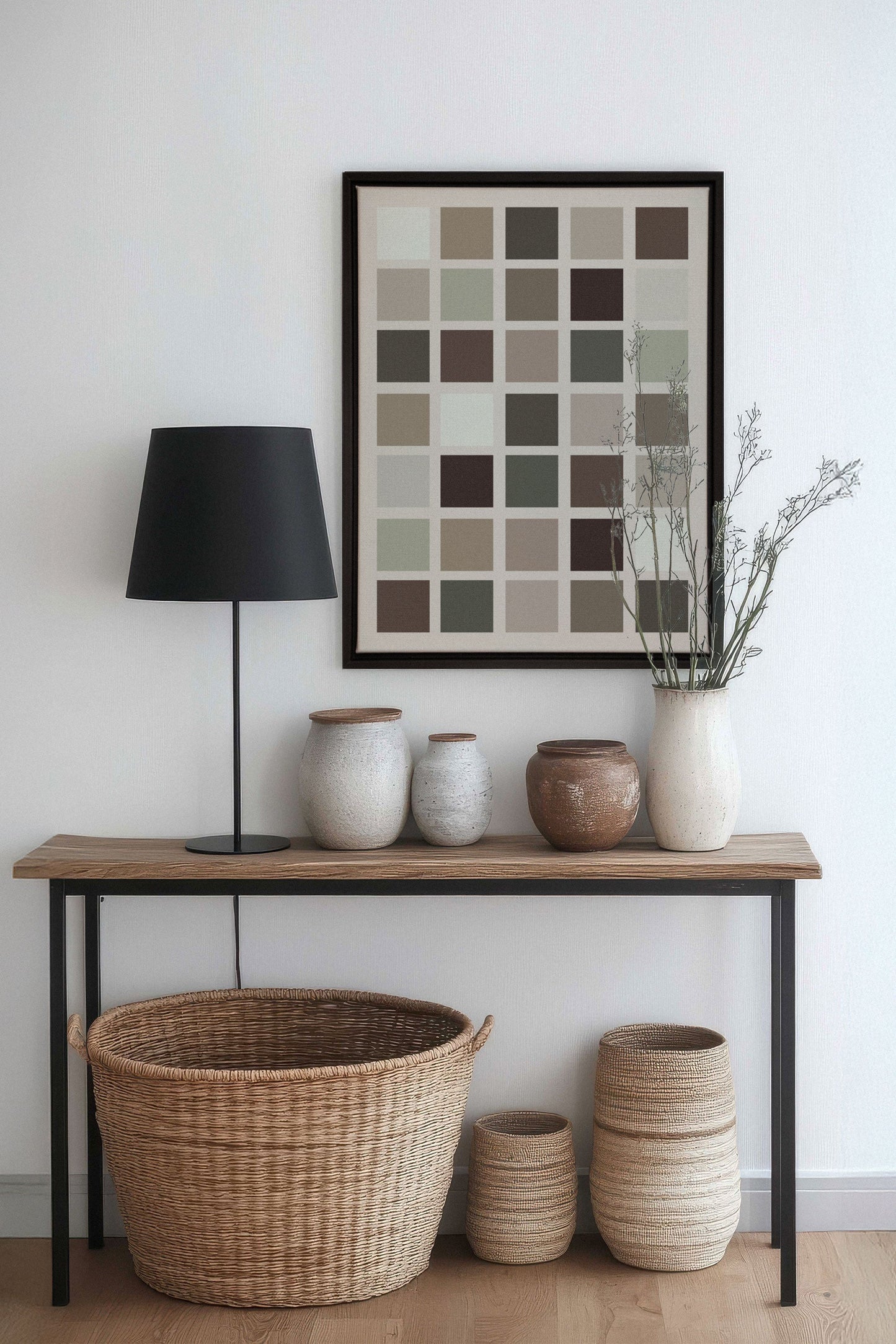 ORGANIZED TONES, Werk auf gespannter Leinwand