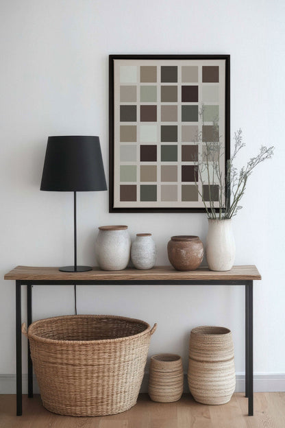 ORGANIZED TONES, Werk auf gespannter Leinwand
