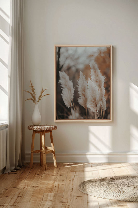 GOLDEN FEATHER, Werk auf gespannter Leinwand