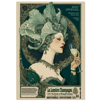 La Lumière Champagne - Poster & Framed Print