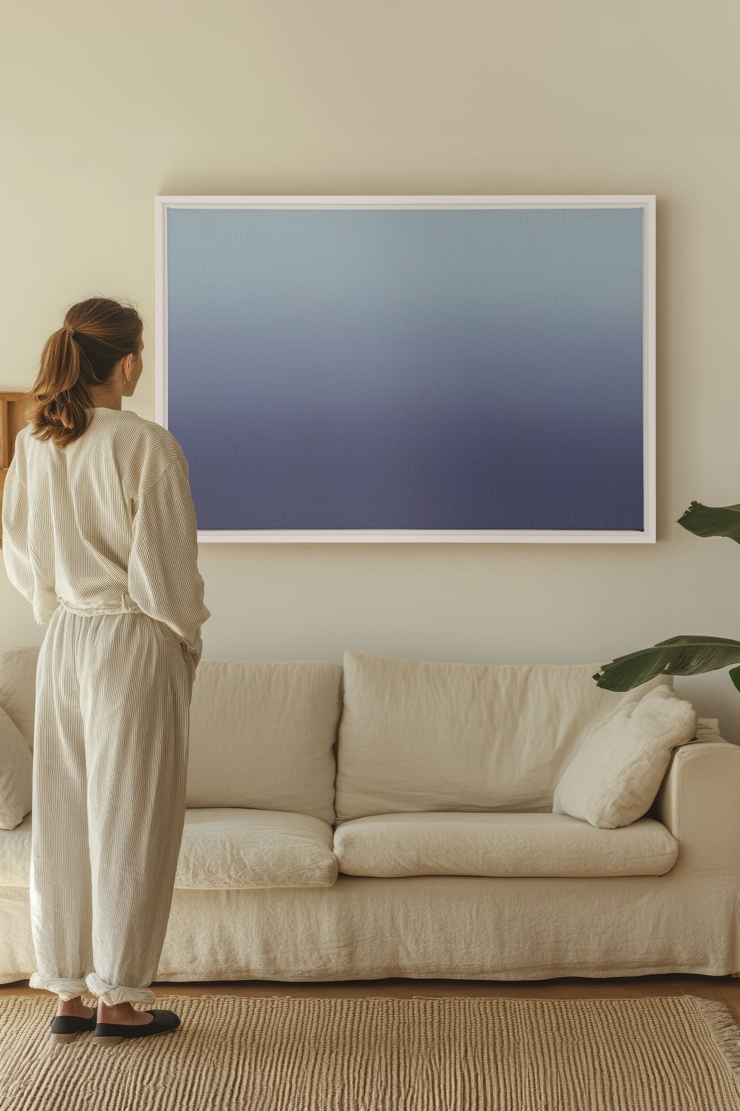 NACHTLEUCHTEN, Werk auf gespannter Leinwand