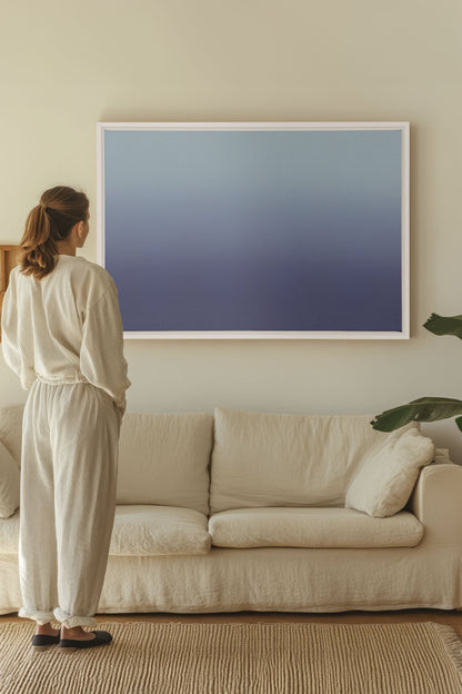 NACHTLEUCHTEN, Werk auf gespannter Leinwand