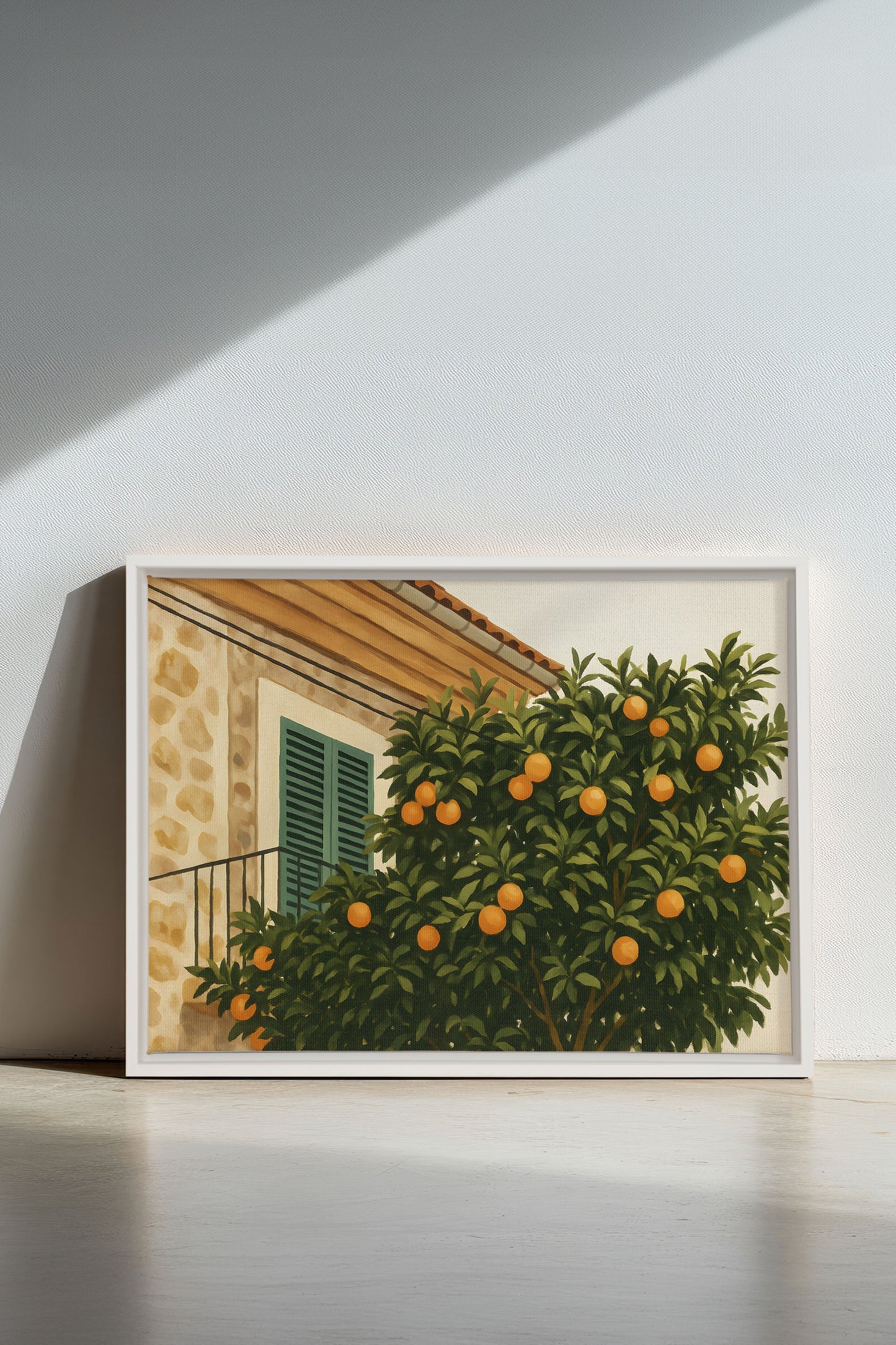 SOMMER IN DER PROVENCE, Werk auf gespannter Leinwand