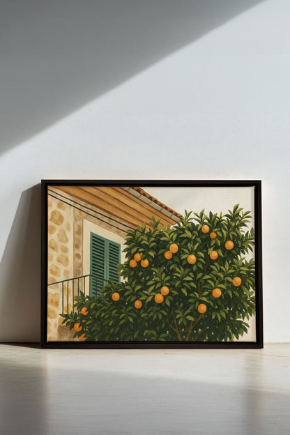 SOMMER IN DER PROVENCE, Werk auf gespannter Leinwand