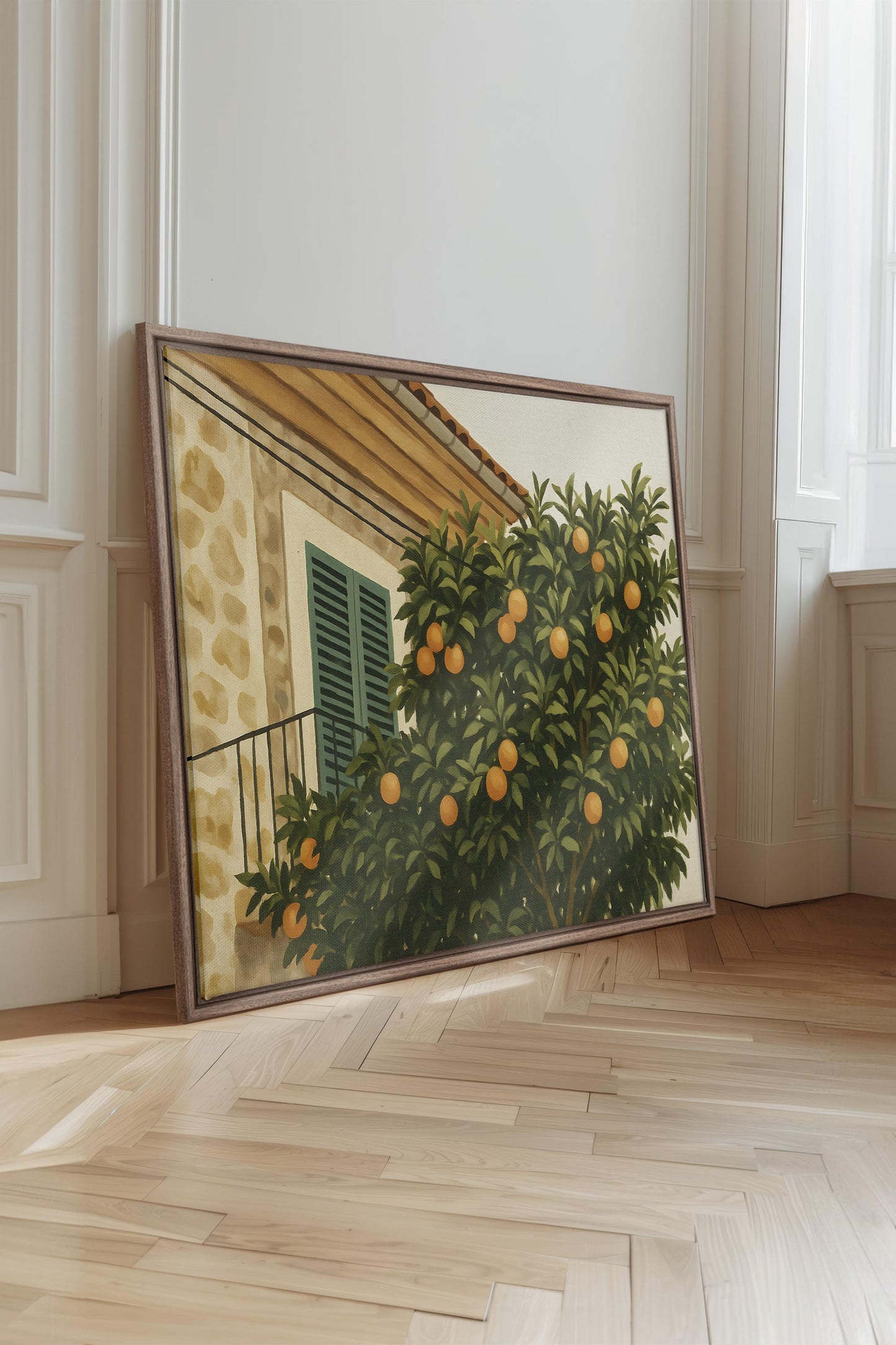 SOMMER IN DER PROVENCE, Werk auf gespannter Leinwand