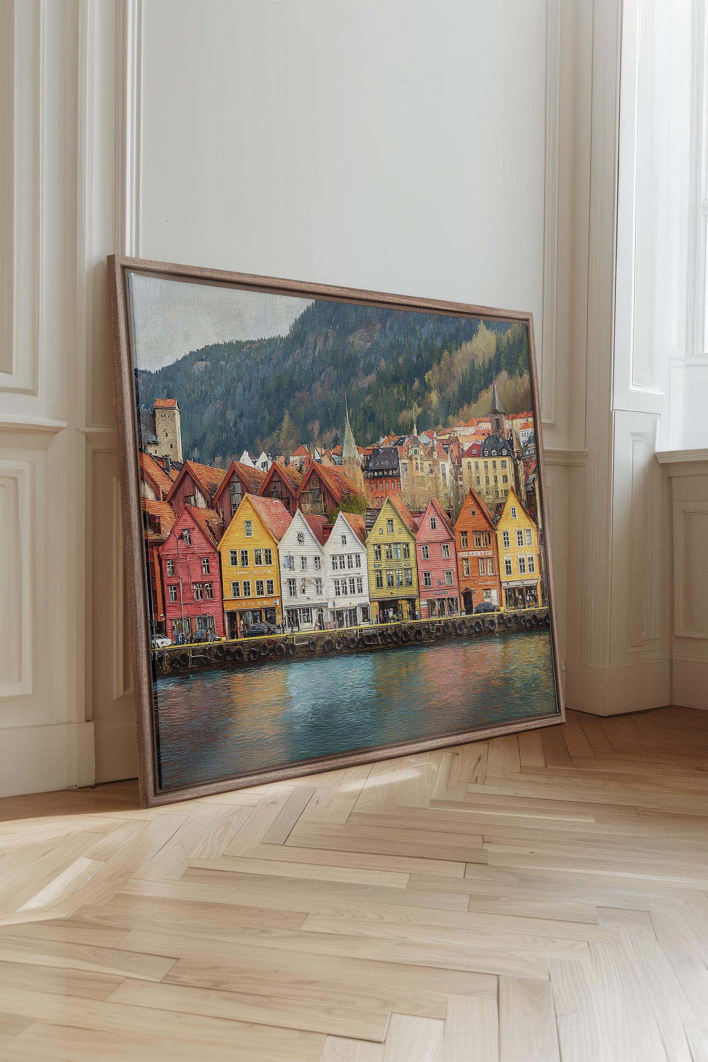 HARBOR COLORS, Artwork on Stretched Canvas