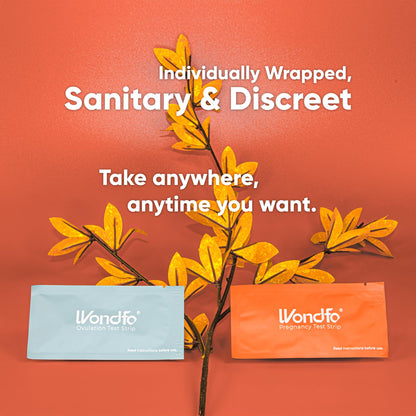 Wondfo 50 Ovulation and 20 Pregnancy Test Strips Kit - Highly Sensitive and Fast at Home Self-Checking Fertility Predictor Kit, Pack of 70 🍁 All In One Marketplace Canada