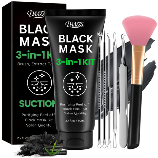 Blackhead Remover Mask: Charcoal Peel Off Face Mask Kit for Pores Deep Cleansing and Purifying – Facial and Nose Mask for All Skin Types with Tools 🍁 All In One Marketplace Canada