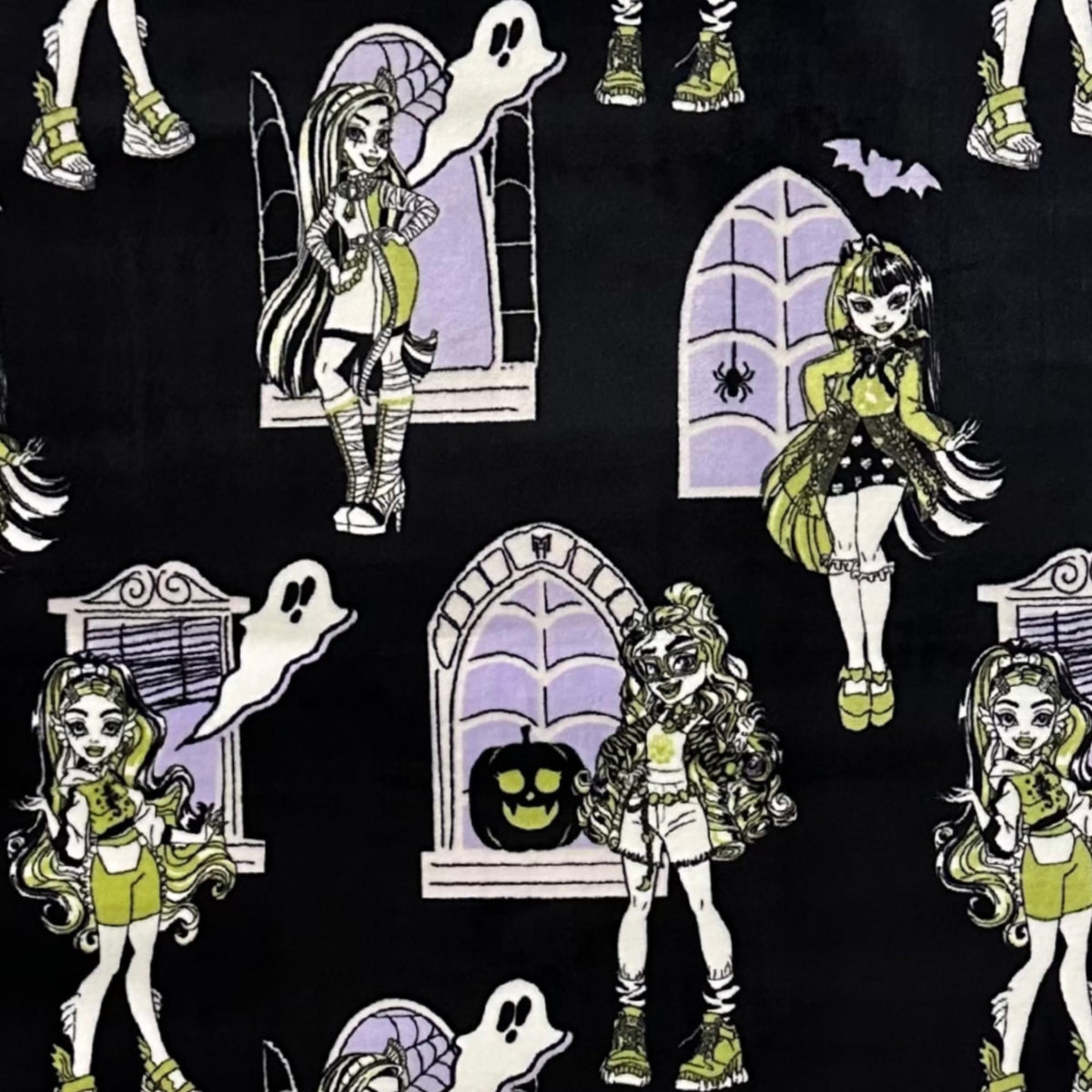 Monster High Halloween Throw, Super Soft Cozy Plush Blanket, 50" x 70", (Officially Licensed Product) by Franco