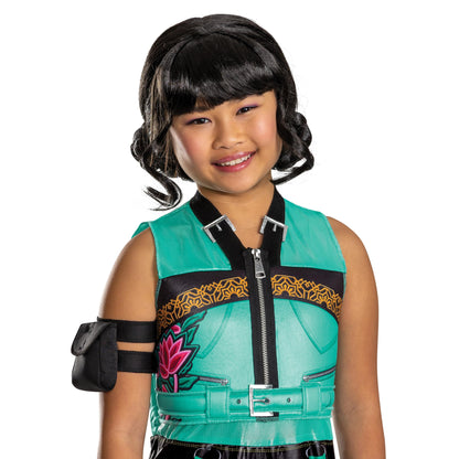 K-Pop Demon Hunters Zoey Wig, Official Girls Halloween Costume Accessory, Child Size