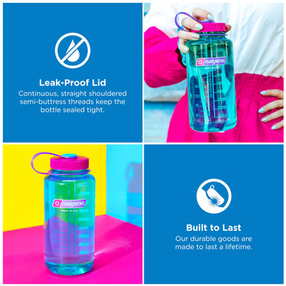 Nalgene Tritan Wide Mouth Surfer with Red Cap, 1 Count 🍁 All In One Marketplace Canada