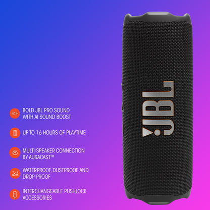 JBL Flip 7 - Portable Waterproof and Drop-Proof Speaker - White 🍁 All In One Marketplace Canada