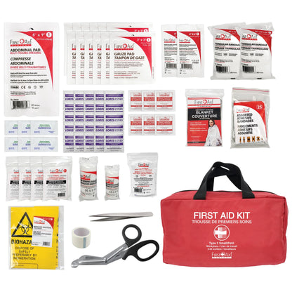 First Aid Central AZ-CSA2SN Type 2 25-Person Basic First Aid Kit, 91 Pieces 🍁 All In One Marketplace Canada