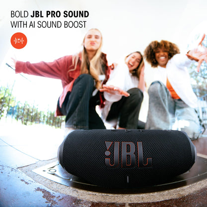 JBL Charge 6 - Portable Waterproof & Drop-Proof Bluetooth Speaker, Bold Pro Sound with AI Sound Boost, 28Hrs of Playtime, Built-in powerbank & Comes with a Sturdy/Removable Carrying Strap (Purple) 🍁 All In One Marketplace Canada