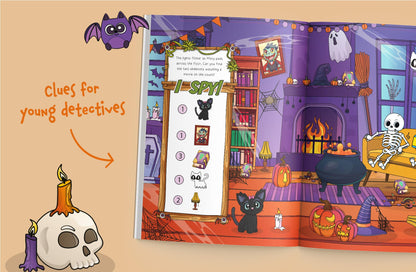 I Spy Halloween 2-in-1: Spot Friendly Monsters & Explore the Spooky Mansion! A Big Search and Find Book for Toddlers