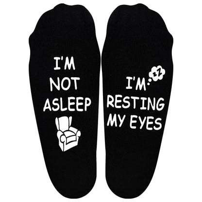 Moyel Funny Socks for Men Funky Novelty Fun Gifts for Men Dad Gifts from Daughter Grandpa Gifts Christmas Fathers Day Birthday Gifts for Him Dad Grandpa Husband Boyfriend 🍁 All In One Marketplace Canada