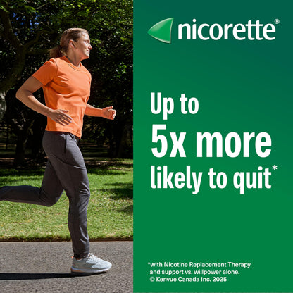 Nicorette Nicotine Gum, Quit Smoking and Smoking Cessation Aid, Ultra Fresh Mint, 2mg, 210 pieces 🍁 All In One Marketplace Canada