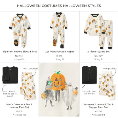 Burt's Bees Baby Baby Womens Family Jammies, Matching Holiday Pajamas, Organic Cotton PJs, Halloween Costumes, 24 Months