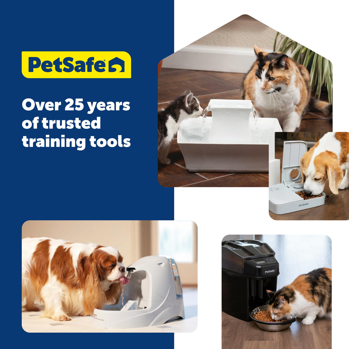 PetSafe Analog 2 Meal Programmable Pet Feeder, Automatic Dog and Cat Feeder - Dry or Semi-Moist Pet Food Dispenser, Slow Feed Portion Control (3 Cup/16 Ounce Total Capacity), Tamper-Resistant Design 🍁 All In One Marketplace Canada