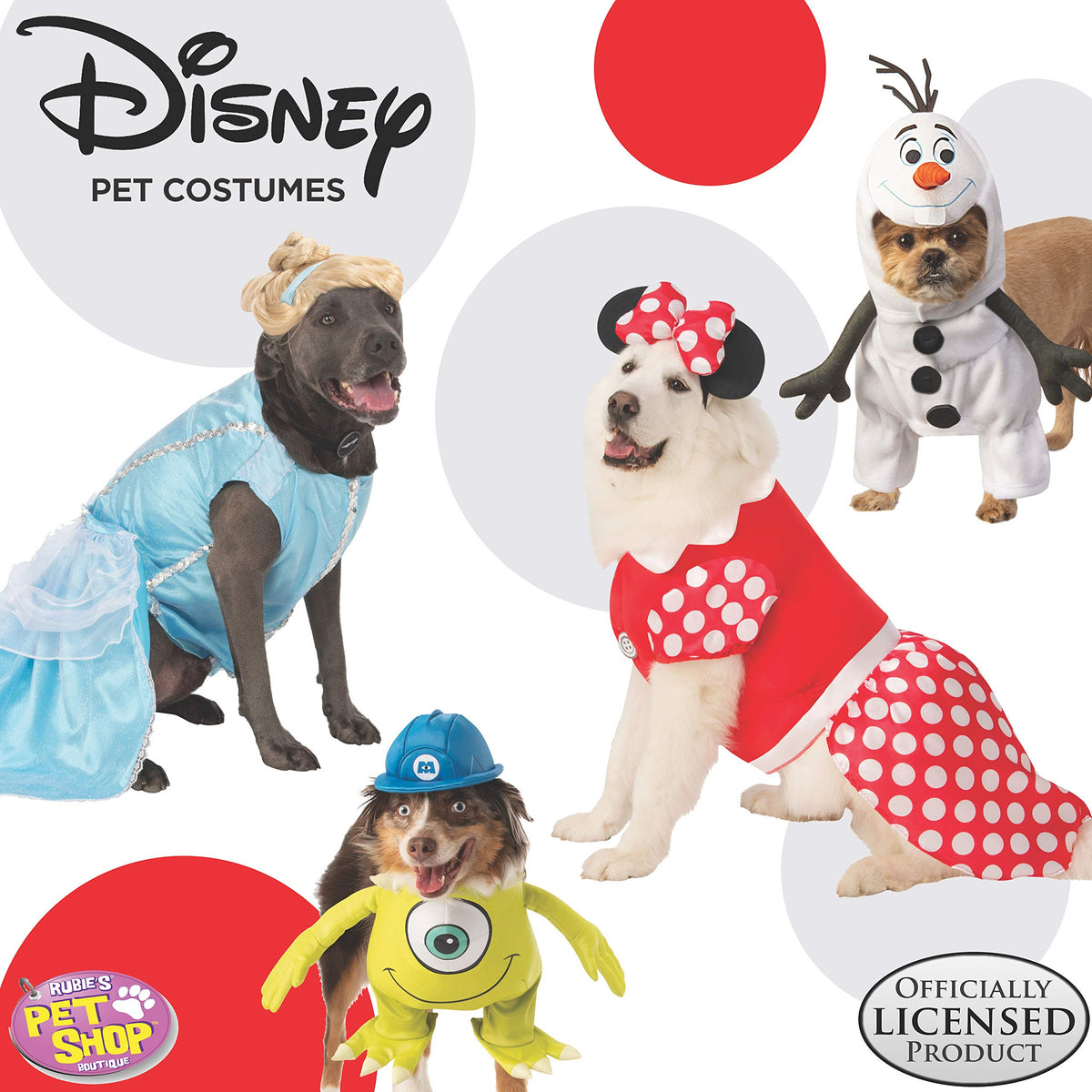 Rubies Disney Little Mermaid Flounder Pet Costume for Themed Parties and Halloween, As Shown, Large