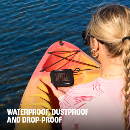 JBL Go 5 - Ultra-Portable Waterproof & Drop-Proof Speaker with JBL Legendary Sound & Ambient Edge Lighting, AirTouch Instant Stereo Pairing or Link Multiple Compatible Speakers via Auracast™ (Pink) 🍁 All In One Marketplace Canada