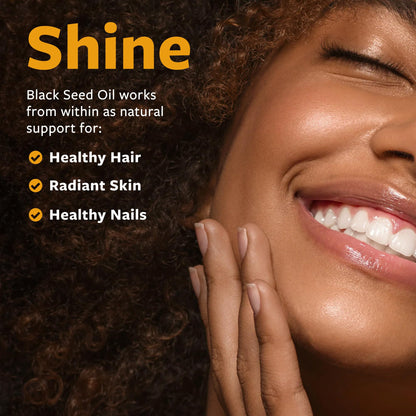 Black Seed Oil Capsules | Cold Pressed | Antioxidant, Blood Sugar & Liver Support | Pure Black Cumin Seed Oil | High in Omega 3 6 9 | Non-GMO & Vegan Black Cumin Oil | 120 Nigella Sativa Softgels 🍁 All In One Marketplace Canada