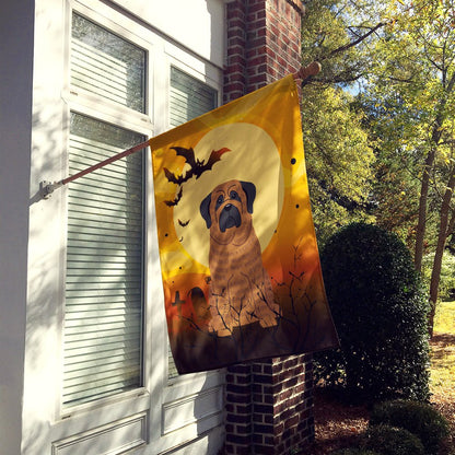Caroline's Treasures BB4281CHF Halloween Mastiff Brindle Canvas House Size Flag, Large, Multicolor