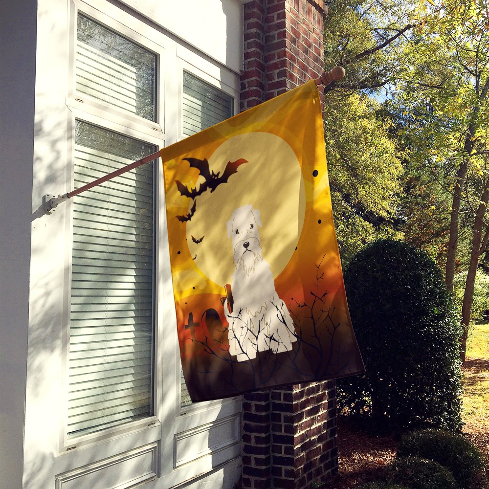 Caroline's Treasures BB4327CHF Halloween Soft Coated Wheaten Terrier Flag Canvas House Size, Large, Multicolor