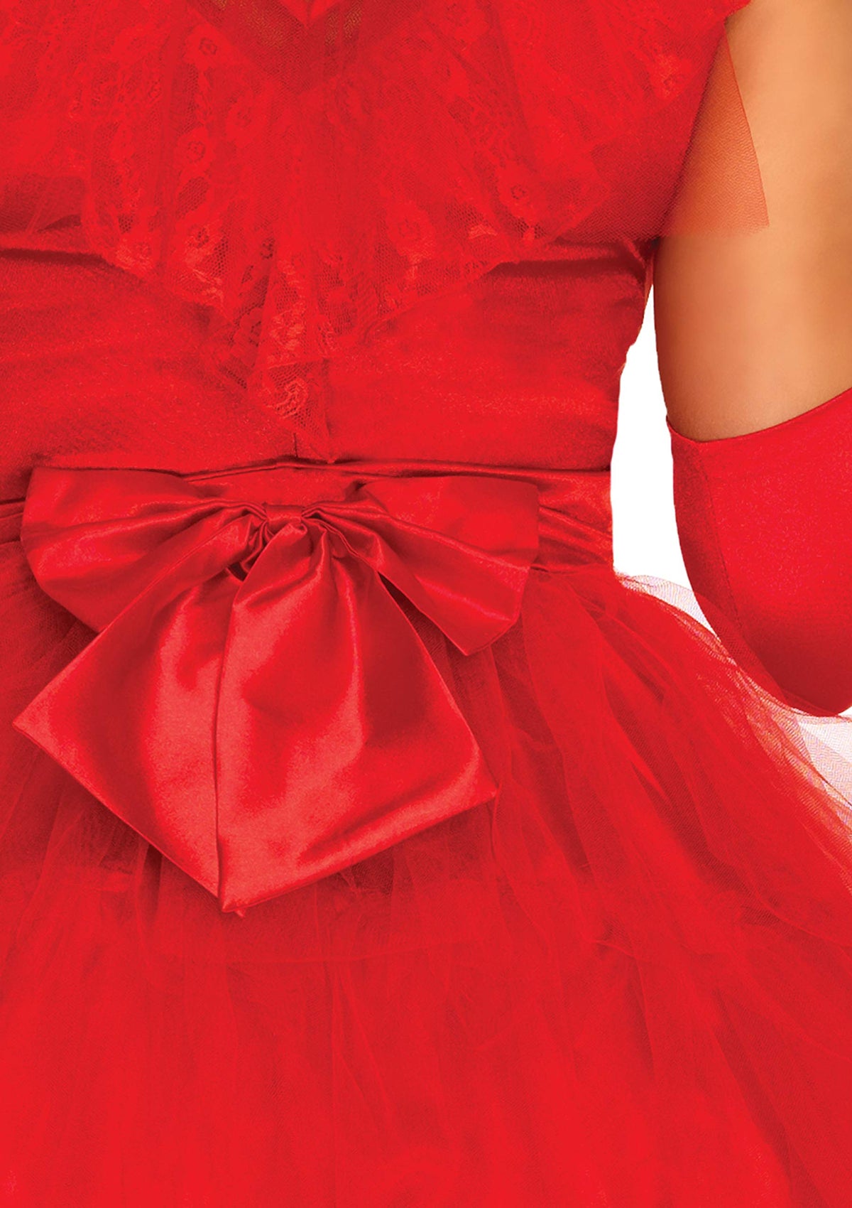 Leg Avenue Women's Beetle Bride 80s Halloween Costume, Red, X-Large