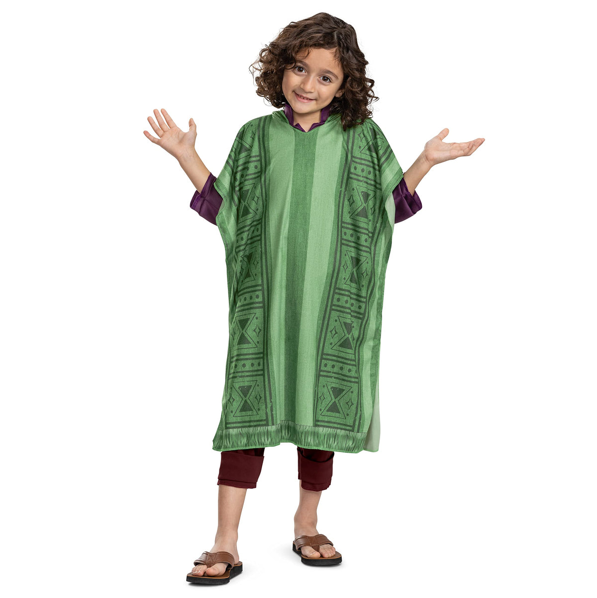 Bruno Madrigal Costume, Official Disney Bruno Encanto Halloween Costume Outfit, Kids Size (3T-4T)