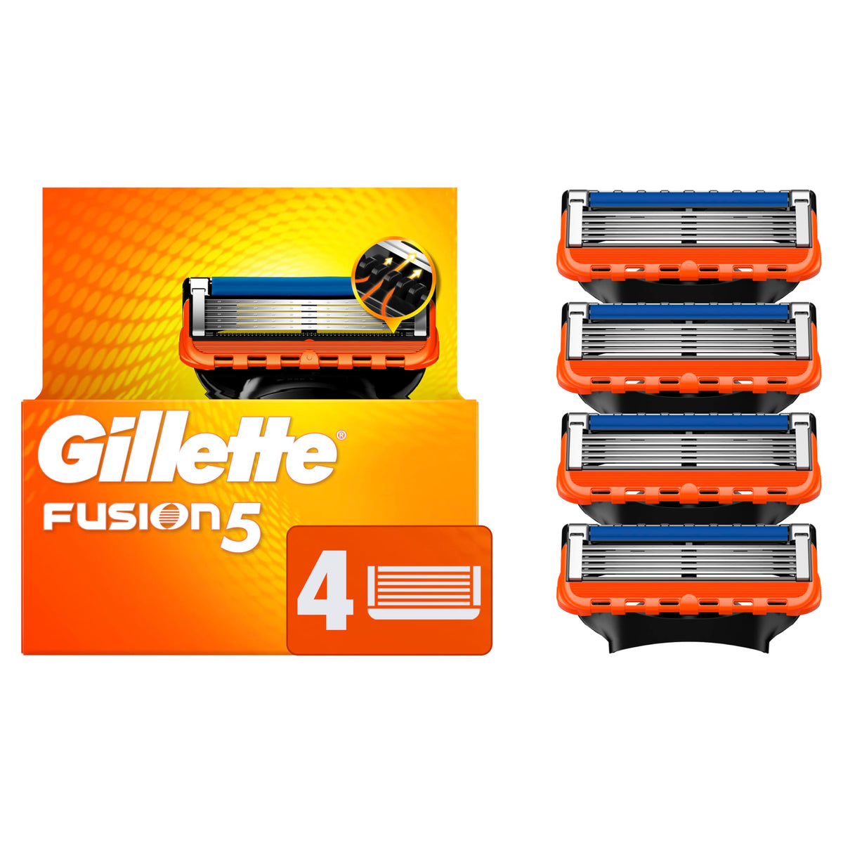Gillette Fusion5 Razor Blades for Men, 4 Razor Blade Refills 🍁 All In One Marketplace Canada