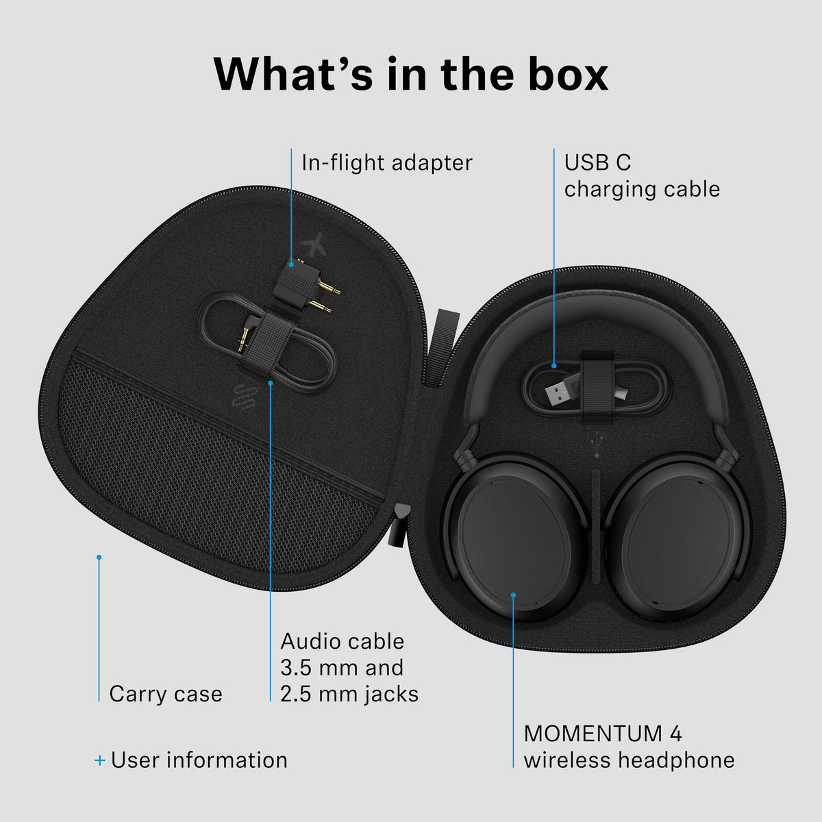 Sennheiser Momentum 4 Wireless Headphones, ANC, 60 Hr Battery, Brown 🍁 All In One Marketplace Canada