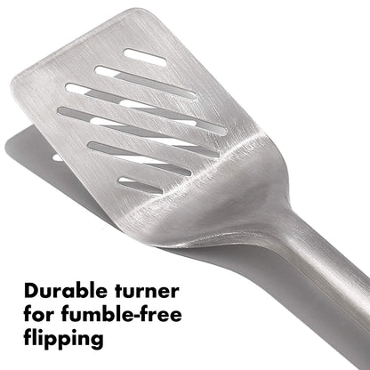 OXO Good Grips Grilling Tools, Tongs and Turner Set, Black 🍁 All In One Marketplace Canada
