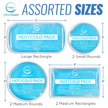 Reusable Cold Gel Ice Packs for Injuries | 7 Pack Cold Compress Gel Ice Pack for Knee, Neck, Hip, Shoulder & Back Pain 🍁 All In One Marketplace Canada