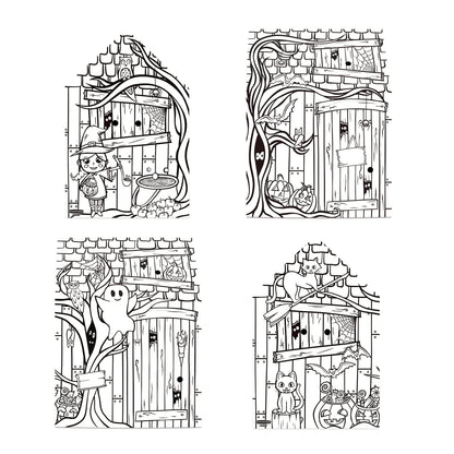 Bankers Box at Play Halloween Playhouse, Cardboard Playhouse and Craft Activity for Kids